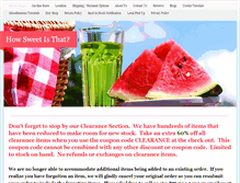 Tablet Screenshot of howsweetisthat.ca